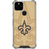 NFL New Orleans Saints Double Vision Google Pixel 5 Clear Case